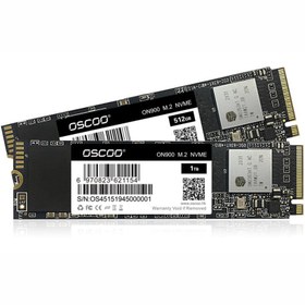 تصویر اس اس دی اینترنال اوسکو مدل M.2 ON900 ظرفیت 512 گیگابایت OSCOO ON900 M.2 NVMe 512GB Internal SSD