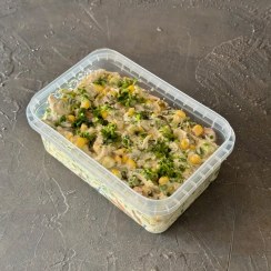 تصویر سالاد مرغ و قارچ مکزیکی 