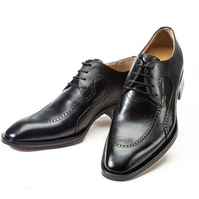تصویر کفش چرم مردانه مدل کاردش 