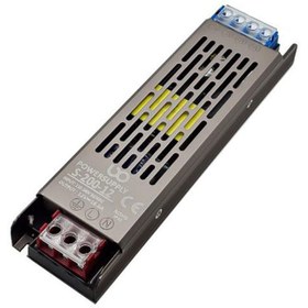 تصویر منبع تغذیه سوئیچینگ اسلیم 12 ولت 16.6 آمپر 200W برند LXO 