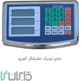 تصویر باسکول ۳۰۰ کیلویی تاشو محک مدل گارد دار 