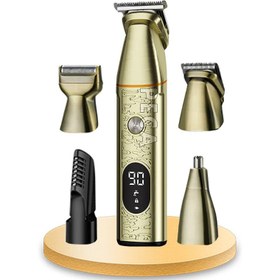 تصویر ست ماشین اصلاح موی سر، صورت و بدن شارژی کمی Kemei Professional Men Hair Clipper Trimmer Set KM-5859 Kemei Professional Men Hair Clipper Trimmer Set KM-5859