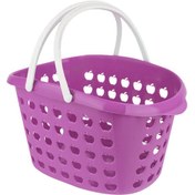 تصویر سبد پیک نیک اشکان مدل طرح سیب کد size 2 | پوست پیازی 