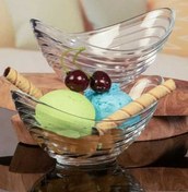 تصویر کاسه شیشه‌ای پاشاباغچه مدل ۵۳۹۸۳ ست ۲ عددی 