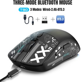 تصویر ماوس گیمینگ بی سیم HXSJ-T90 