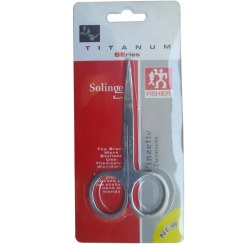 تصویر قیچی ابرو تیتانیوم مشکی متفرقه Titanum Pinzette Tweezer Scissor