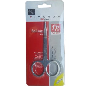 تصویر قیچی ابرو تیتانیوم مشکی متفرقه Titanum Pinzette Tweezer Scissor