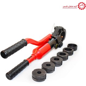 تصویر پرس لوله پنج لایه دستگاه پرس هیدرولیک لوله 5 لایه مدل 4011