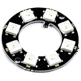 تصویر ماژول LED RGB حلقه ای ۸ تایی مدل WS2812 