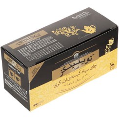 تصویر چای سیاه کیسه ای توینینگز ارل گری بسته 25 عددی Twinings Earl Grey Black Tea Bag Pack Of 25