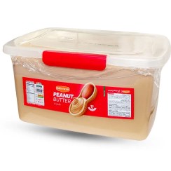 تصویر کره بادام زمینی 8 کیلویی شیر رضا 