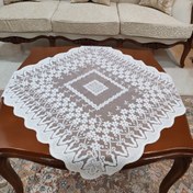 تصویر روبالشی توری سایز ۹۰ در ۹۰ سانتی 