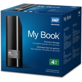 تصویر هارددیسک اکسترنال وسترن دیجیتال مدل My Book Desktop ظرفیت 4 ترابایت Western Digital My Book Desktop External Hard Drive - 4TB