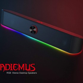 تصویر ساندبار گیمینگ ردراگون مدل ادیموس GS560 ا Redragon Adiemus GS560 Gaming Soundbar Redragon Adiemus GS560 Gaming Soundbar