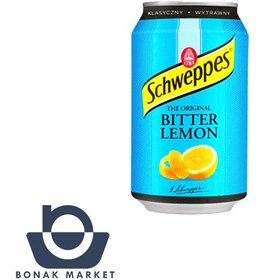 تصویر نوشیدنی تونیک شوئپس (schweppes) 330 میلی لیتر لیمو شیرین 