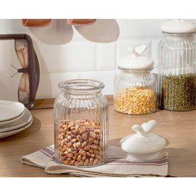 تصویر بانکه شیشه ای انگلیش هوم مدل Orient ENGLISH HOME Orient Glass storage containers