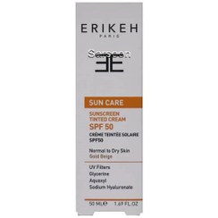 تصویر کرم ضد آفتاب SPF50 پوست‌ های خشک و نرمال اریکه 50 میلی لیتر Erikeh SPF50 Sun Care Sunscreen 50 ml