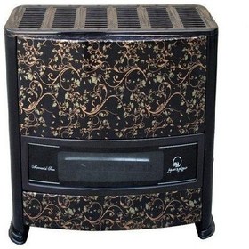 تصویر بخاری گازی مروارید سوز مدل 9000 طرح گرافیکی 