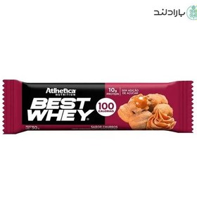 تصویر پروتئین بار بست وی طعم شیرینی دارچین اتلتیکا ناتریشن Atlhetica Best Whey Bar Chocolate 