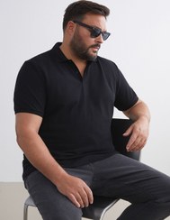 تصویر تی شرت سایز بزرگ مردانه ال سی وایکیکی lc-waikiki lc waikiki 