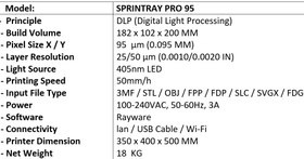 تصویر پرینتر Sprintray PRO S 95 Sprintray PRO S 95