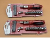 تصویر ست پیچ گوشتی و بکس ۲۱ پارچه 