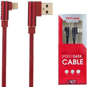 تصویر کابل تبدیل USB به لایتنینگ تسکو مدل TC 67 طول 1 متر ا TSCO TC 67 USB To Lightning Cable 1m TSCO TC 67 USB To Lightning Cable 1m