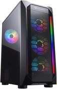 تصویر Cougar Mx410 Mesh-G RGB Powerful Airflow And Compact Mid-Tower Case With Tempered Glass, Dual RGB Strips And 4 X RGB Fans by COUGAR 