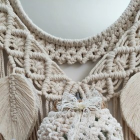 تصویر شلف مکرومه بافی2 