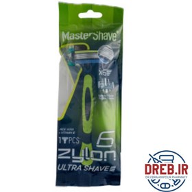 تصویر خودتراش مردانه 6 لبه مستر شیو مدل Zylon 6 بسته 1 عددی - Master Shave Zylon 6 Men Shaver 1 PCS 