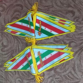 تصویر ریسه پرچمی ایران پرچم ایران 