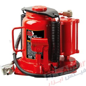 تصویر جک روغنی بادی 50 تن بیگ رد BIG RED مدل TRQ50002 Big Red Air bottle jack 50 Ton Model TRQ50002