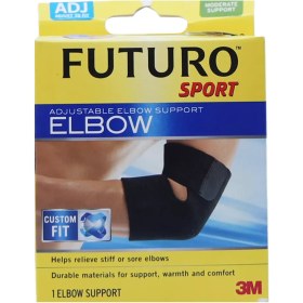 تصویر آرنج بند قابل تنظيم اسپورت فوتورو مدل 09038/ 2040 Futuro Sport Adjustable Elbow Supports 09038/ 2040