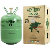 تصویر گاز مبرد R22 وسترون Westron R22 refrigeration gass