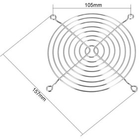 تصویر توری فن سایز 12*12 (محافظ فن) FAN GUARD