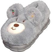 تصویر پاپوش و اسلیپر بچه گانه تدی فرنگی طوسی 