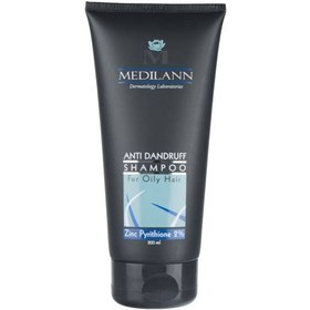 تصویر شامپو ضد شوره مدیلن مناسب مو چرب حجم 200 میل Medilann Anti Dandruff Shampoo For Oily Hair 200 ml