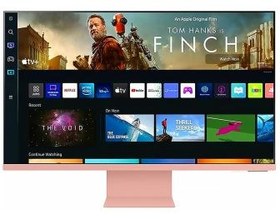 تصویر مانیتور 32 اینچ هوشمند سامسونگ مدل Samsung M8 Samsung M8 M80B 32 Inch VA UHD Blue Flat Smart Monitor