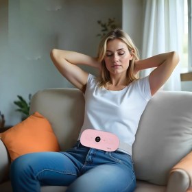 تصویر ماساژور کمر و شکم هیت مدل Bloom Heat 