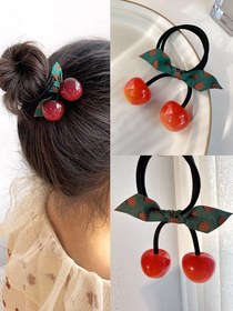 تصویر کش مو طرح گیلاس مجموعه ۲ عددی 