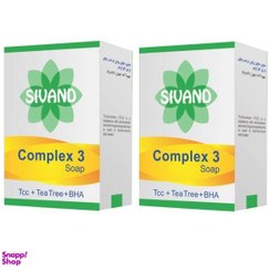 تصویر صابون ضدجوش سیوند (Sivand) مدل Complex3 وزن 90 گرم مجموعه 2 عددی 