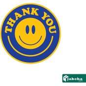 تصویر برچسب Thank You طرح لبخند 