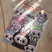 تصویر دفتر نقاشی A4 لبوبو پشت وایت برد دار - لبوبو و‌دوستاش 