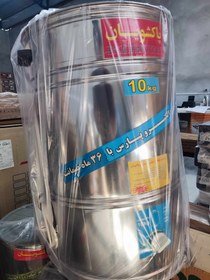 تصویر لباسشویی سطلی ۱۰ کیلویی استیل 