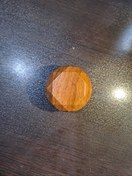 تصویر دستگیره درب طرح الماس رنگی - طح چوب 