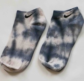 تصویر جوراب نایک آبرنگی مچی ابروبادی مشکی Black Tiedye Socks