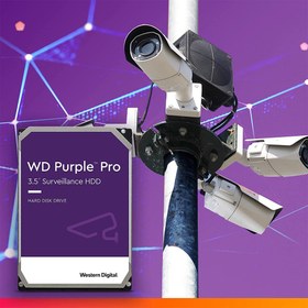 تصویر هارددیسک اینترنال وسترن دیجیتال سری Purple wd20purz ظرفیت 2 ترابایت 