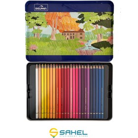 تصویر مداد رنگی 48 رنگ دلفین 