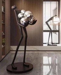 تصویر آباژور ایستاده آدمک مدل ۰۴ - گوی 