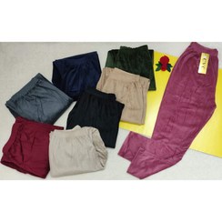 تصویر شلوار فری سایز مخمل ساده GVC کد 04 